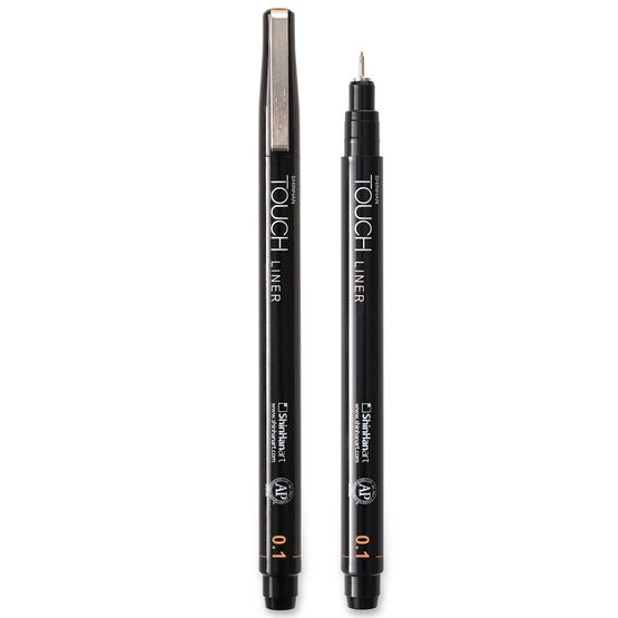 Ручка капиллярная ShinHan TOUCH Liner 0,1мм оранжевый
