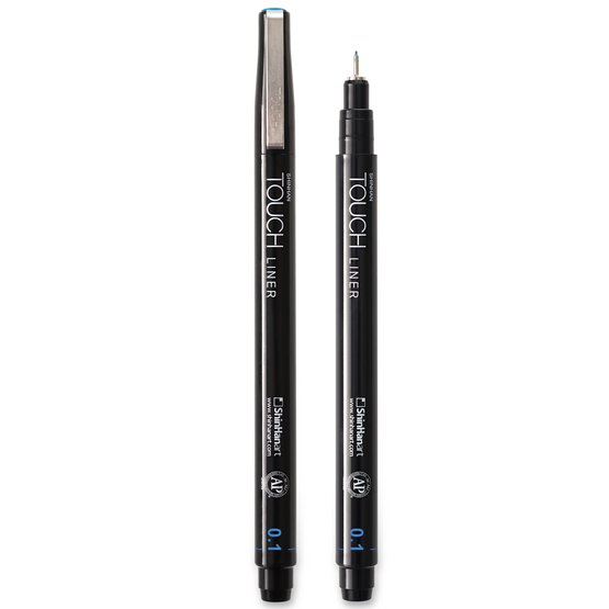Ручка капиллярная ShinHan TOUCH Liner 0,1мм синий