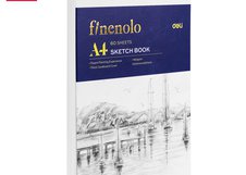Альбом для графики Finenolo 160г/м2 A4 60л спираль по короткой стороне твердая обложка