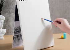 Альбом для графики Finenolo 160г/м2 A4 60л спираль по короткой стороне твердая обложка