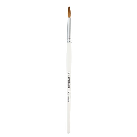 Кисть для акварели Sketchmarker 131 колонок круглая ручка короткая №4