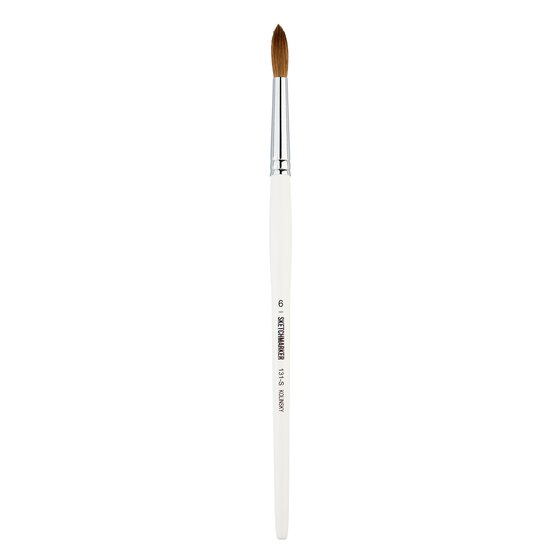 Кисть для акварели Sketchmarker 131 колонок круглая ручка короткая №6