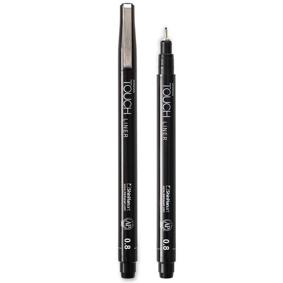 Ручка капиллярная  TOUCH Liner 0,8мм черный